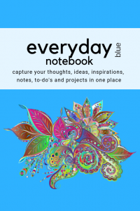 notebook blue